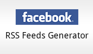 face book rss feeds generator